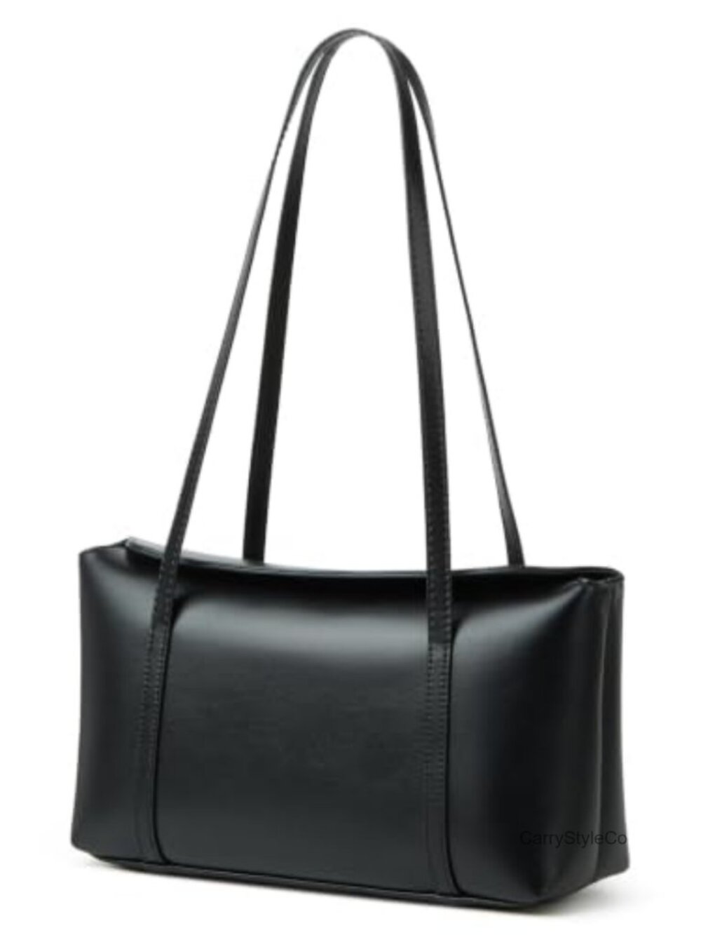 Slouchy PU Leather Hobo Bag Women Retro Underarm Shoulder Crossbody Purse